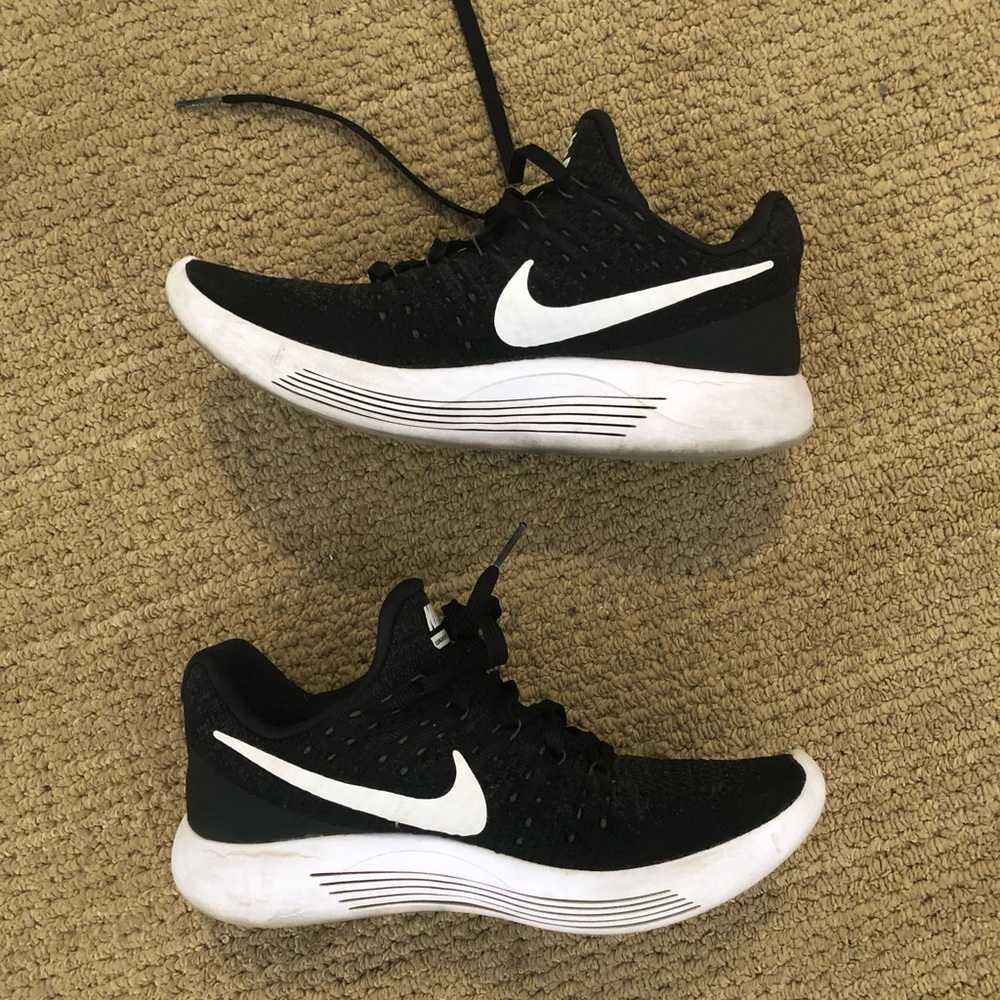 Black Nike Lunarlon Size 8